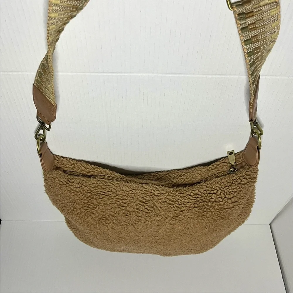 Anthropologie Sherpa Crossbody Bag